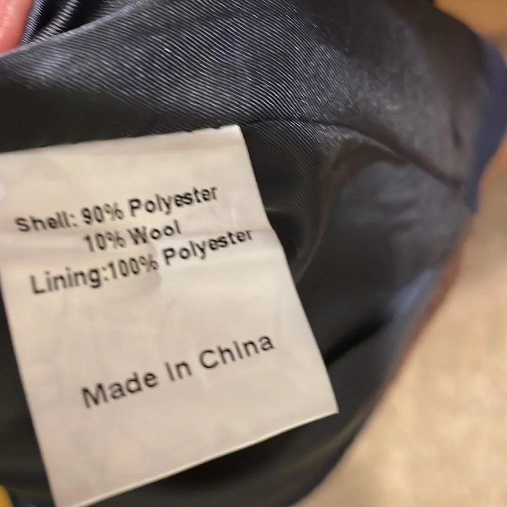 NWT buffalo plaid coat double breasted trench style coat - Picture 6 of 9